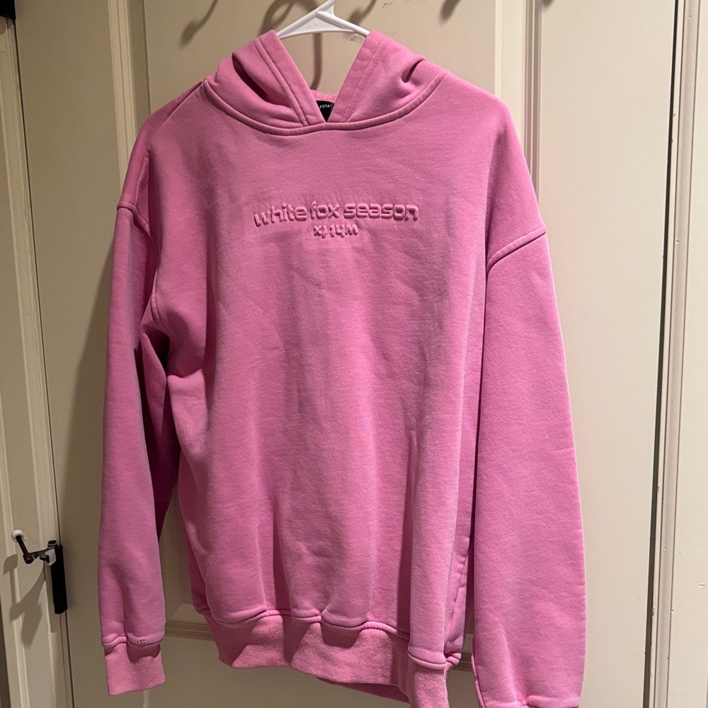 White Fox Boutique (XS/S) Oversize Pink Hoodie